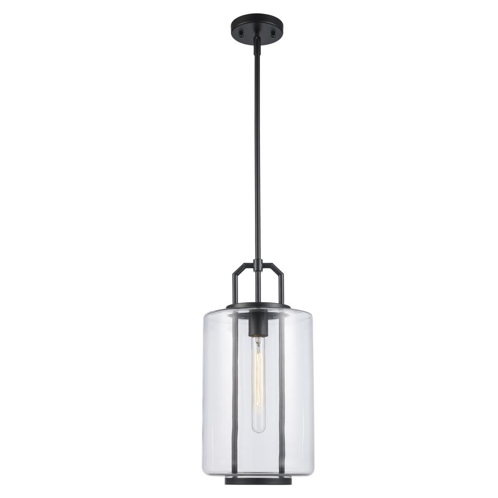 1LT PENDANT-CYLINDER GLASS-L-B